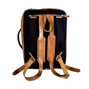 Convertible Laptop bag Canvas x Leather